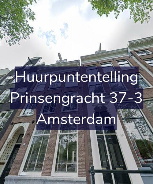 Foto gevel Huurpuntentelling voor Prinsengracht 37-3, Amsterdam