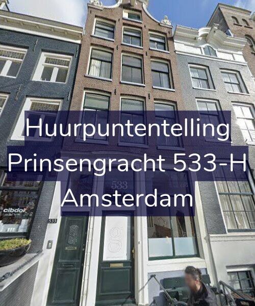 Foto gevel Huurpuntentelling voor Prinsengracht 533-H, Amsterdam