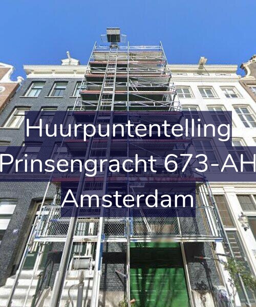 Foto gevel Huurpuntentelling voor Prinsengracht 673-AH, Amsterdam