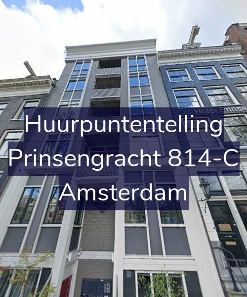 Foto gevel Huurpuntentelling voor Prinsengracht 814-C, Amsterdam