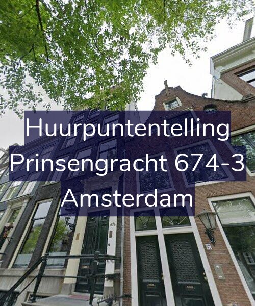 Foto gevel Huurpuntentelling voor Prinsengracht 674-3, Amsterdam