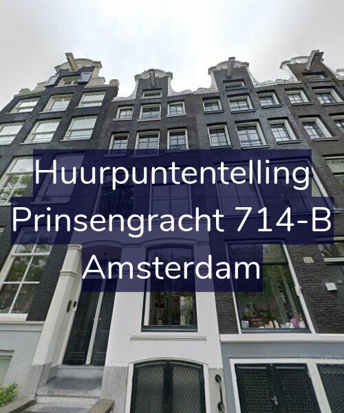 Foto gevel Huurpuntentelling voor Prinsengracht 714-B, Amsterdam