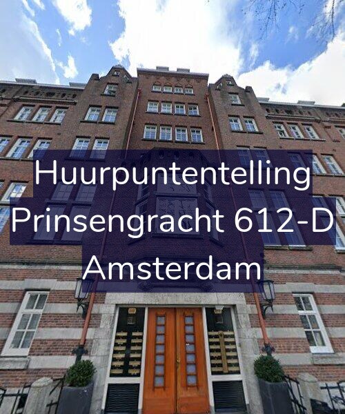 Foto gevel Huurpuntentelling voor Prinsengracht 612-D, Amsterdam
