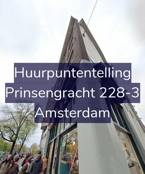 Foto gevel Huurpuntentelling voor Prinsengracht 228-3, Amsterdam