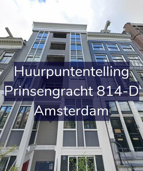 Foto gevel Huurpuntentelling voor Prinsengracht 814-D, Amsterdam