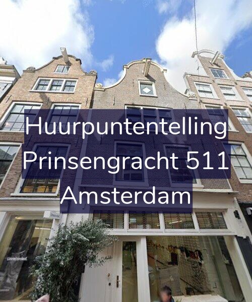 Foto gevel Huurpuntentelling voor Prinsengracht 511, Amsterdam