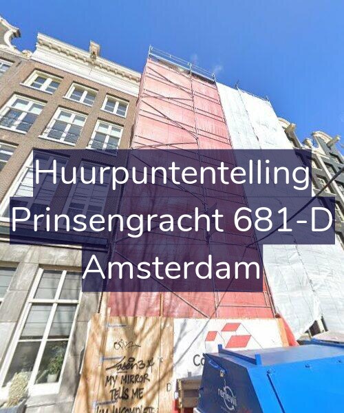 Foto gevel Huurpuntentelling voor Prinsengracht 681-D, Amsterdam
