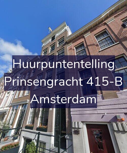 Foto gevel Huurpuntentelling voor Prinsengracht 415-B, Amsterdam