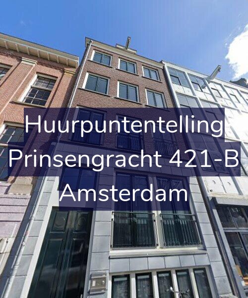 Foto gevel Huurpuntentelling voor Prinsengracht 421-B, Amsterdam