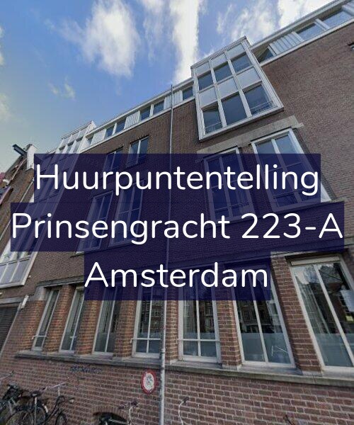 Foto gevel Huurpuntentelling voor Prinsengracht 223-A, Amsterdam