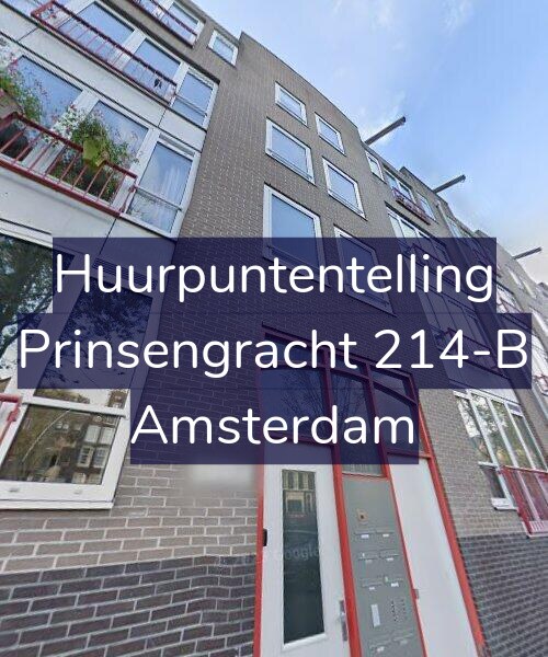 Foto gevel Huurpuntentelling voor Prinsengracht 214-B, Amsterdam