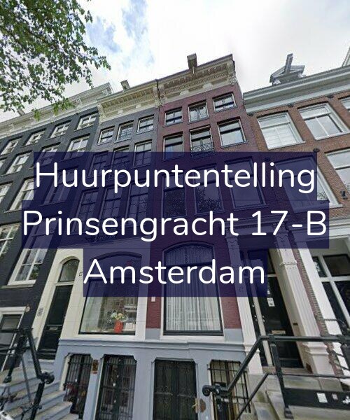 Foto gevel Huurpuntentelling voor Prinsengracht 17-B, Amsterdam