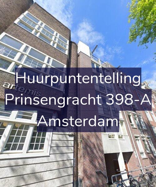 Foto gevel Huurpuntentelling voor Prinsengracht 398-A, Amsterdam