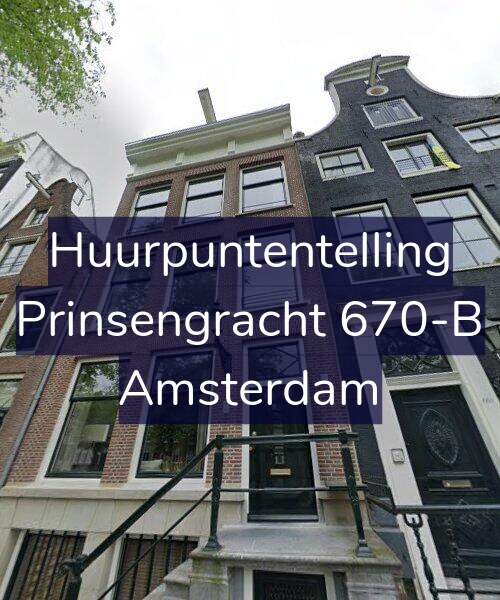 Foto gevel Huurpuntentelling voor Prinsengracht 670-B, Amsterdam