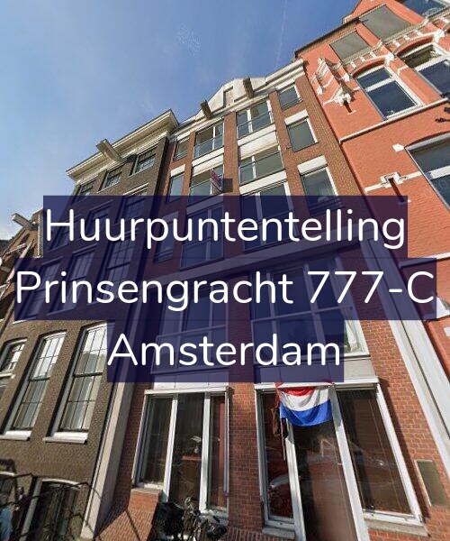 Foto gevel Huurpuntentelling voor Prinsengracht 777-C, Amsterdam