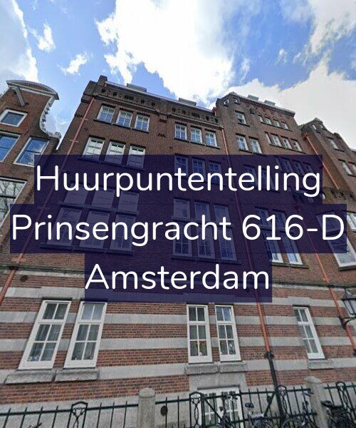 Foto gevel Huurpuntentelling voor Prinsengracht 616-D, Amsterdam