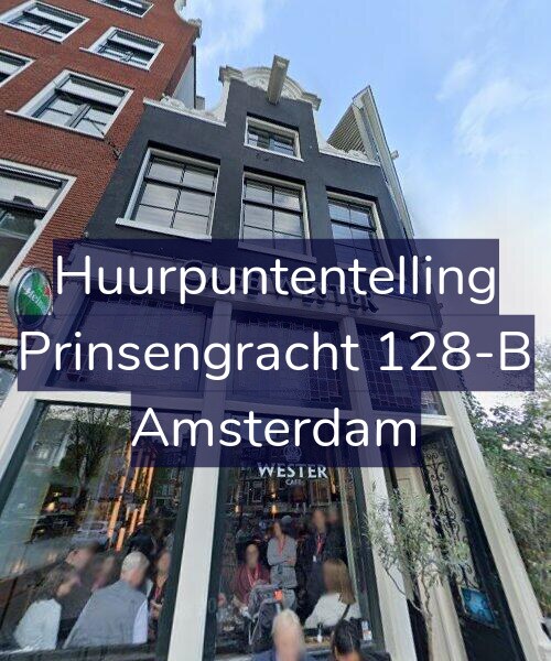 Foto gevel Huurpuntentelling voor Prinsengracht 128-B, Amsterdam