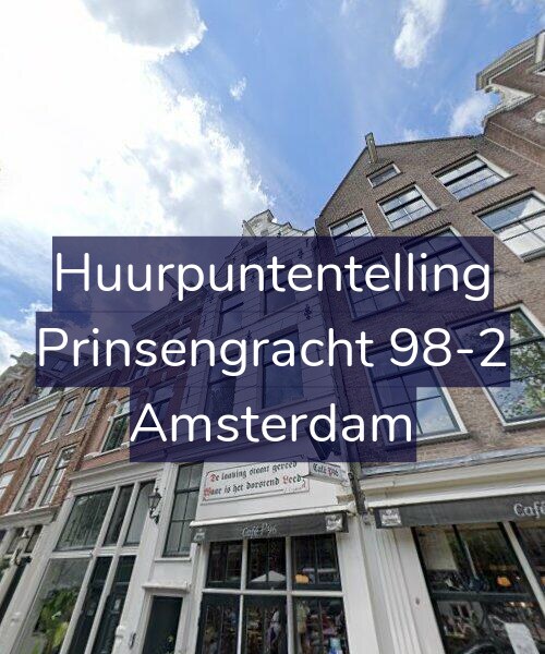 Foto gevel Huurpuntentelling voor Prinsengracht 98-2, Amsterdam