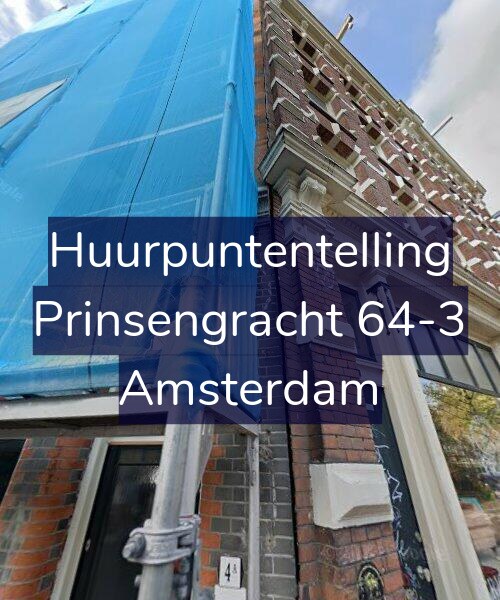 Foto gevel Huurpuntentelling voor Prinsengracht 64-3, Amsterdam