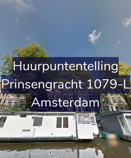 Foto gevel Huurpuntentelling voor Prinsengracht 1079-L, Amsterdam