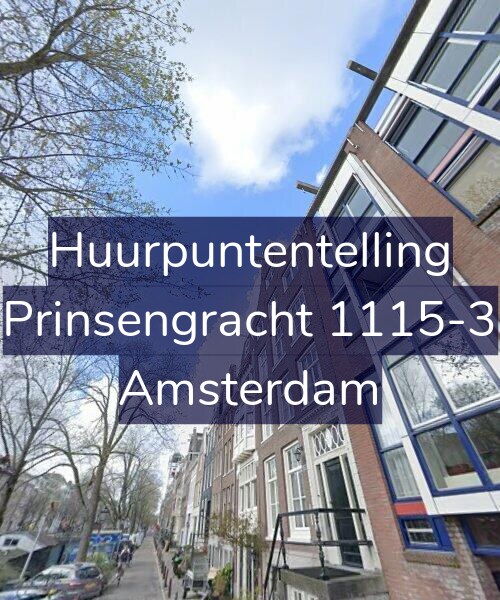 Foto gevel Huurpuntentelling voor Prinsengracht 1115-3, Amsterdam