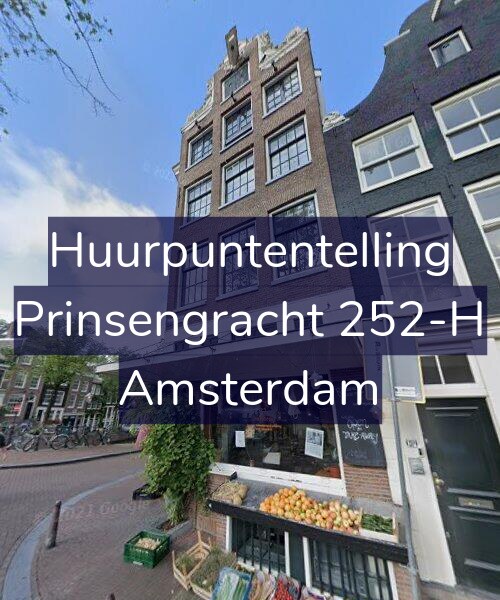 Foto gevel Huurpuntentelling voor Prinsengracht 252-H, Amsterdam