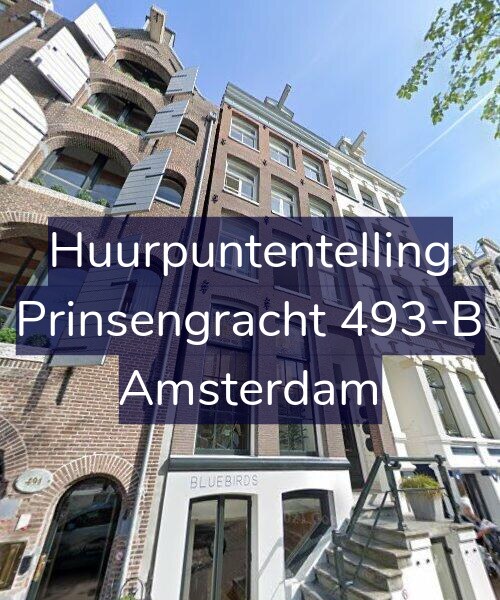 Foto gevel Huurpuntentelling voor Prinsengracht 493-B, Amsterdam