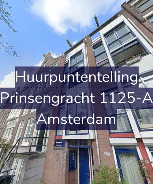 Foto gevel Huurpuntentelling voor Prinsengracht 1125-A, Amsterdam