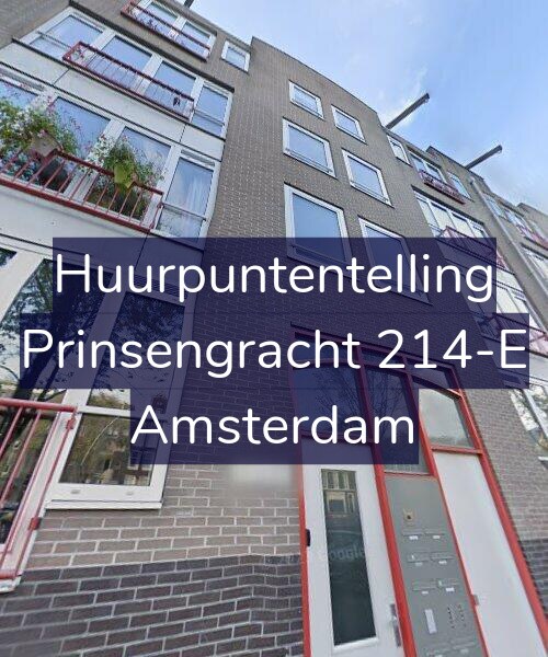 Foto gevel Huurpuntentelling voor Prinsengracht 214-E, Amsterdam