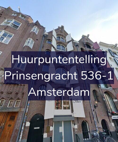 Foto gevel Huurpuntentelling voor Prinsengracht 536-1, Amsterdam