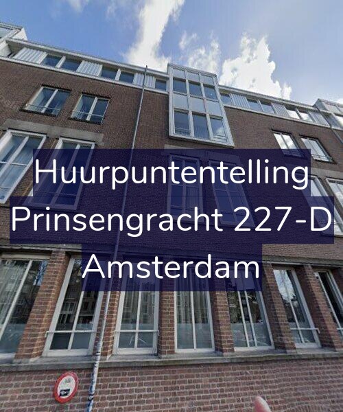 Foto gevel Huurpuntentelling voor Prinsengracht 227-D, Amsterdam