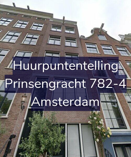 Foto gevel Huurpuntentelling voor Prinsengracht 782-4, Amsterdam