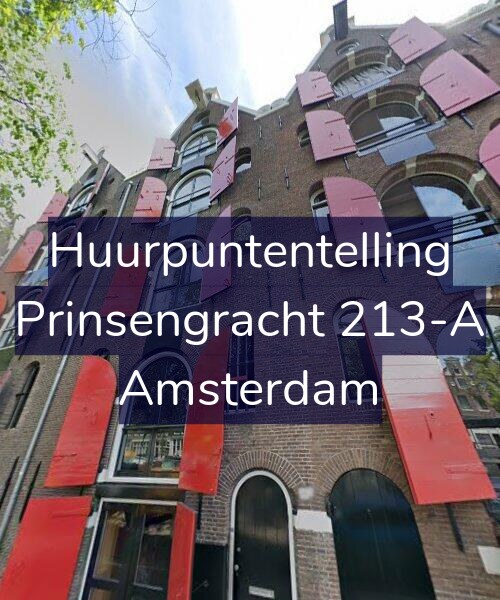 Foto gevel Huurpuntentelling voor Prinsengracht 213-A, Amsterdam