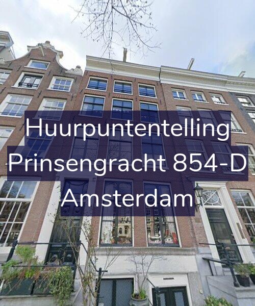 Foto gevel Huurpuntentelling voor Prinsengracht 854-D, Amsterdam