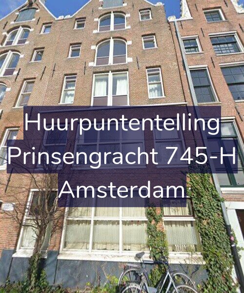 Foto gevel Huurpuntentelling voor Prinsengracht 745-H, Amsterdam