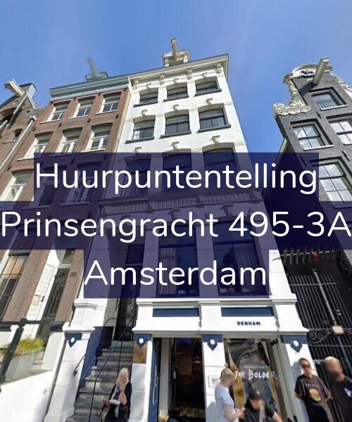 Foto gevel Huurpuntentelling voor Prinsengracht 495-3A, Amsterdam