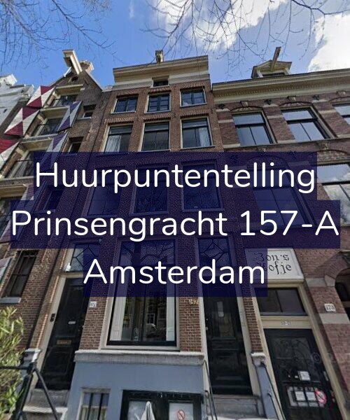 Foto gevel Huurpuntentelling voor Prinsengracht 157-A, Amsterdam