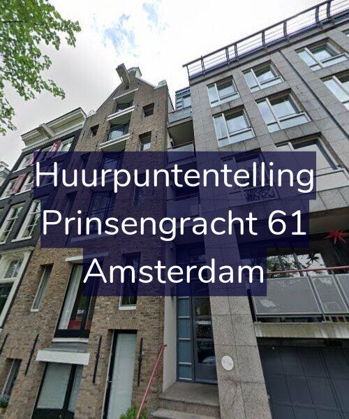 Foto gevel Huurpuntentelling voor Prinsengracht 61, Amsterdam