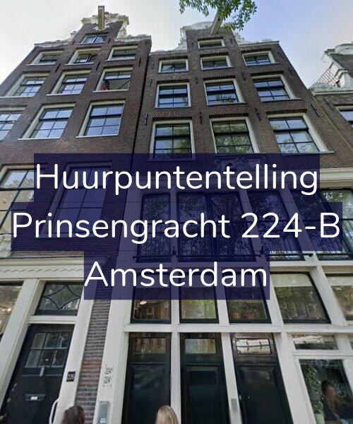 Foto gevel Huurpuntentelling voor Prinsengracht 224-B, Amsterdam
