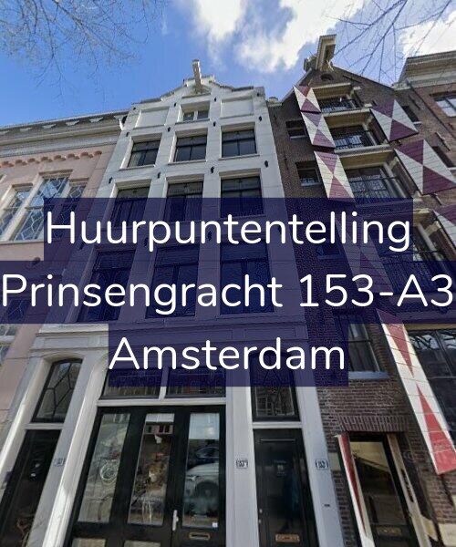 Foto gevel Huurpuntentelling voor Prinsengracht 153-A3, Amsterdam