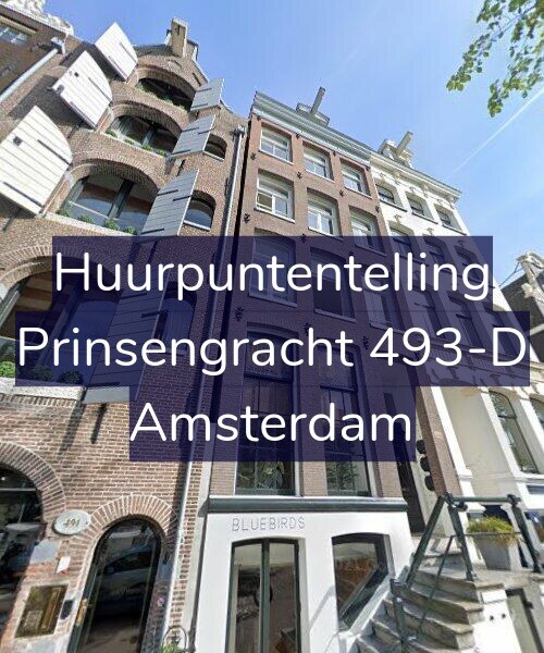 Foto gevel Huurpuntentelling voor Prinsengracht 493-D, Amsterdam