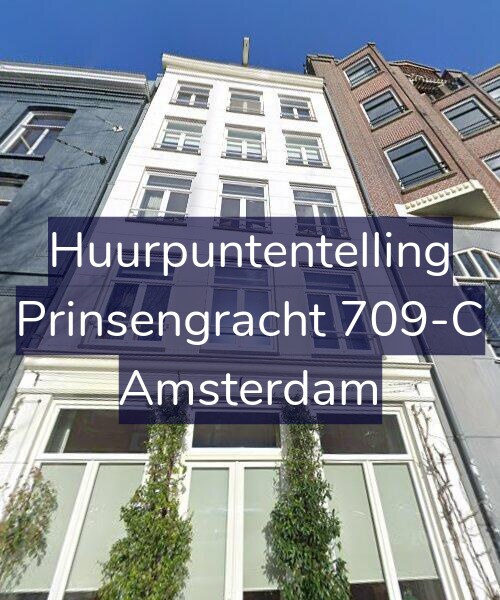 Foto gevel Huurpuntentelling voor Prinsengracht 709-C, Amsterdam