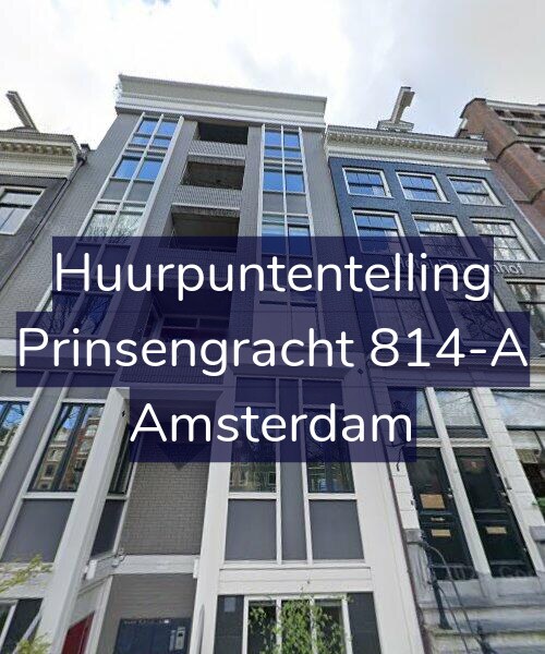 Foto gevel Huurpuntentelling voor Prinsengracht 814-A, Amsterdam