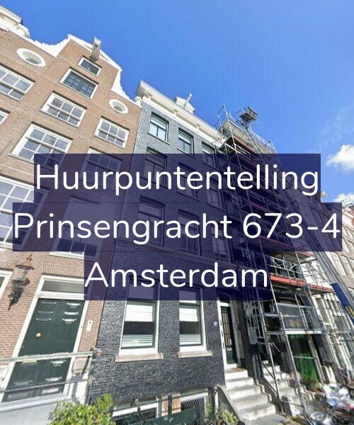 Foto gevel Huurpuntentelling voor Prinsengracht 673-4, Amsterdam