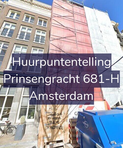Foto gevel Huurpuntentelling voor Prinsengracht 681-H, Amsterdam