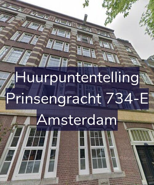 Foto gevel Huurpuntentelling voor Prinsengracht 734-E, Amsterdam