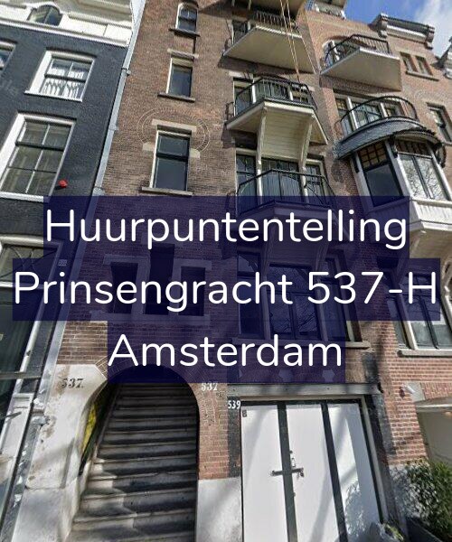 Foto gevel Huurpuntentelling voor Prinsengracht 537-H, Amsterdam