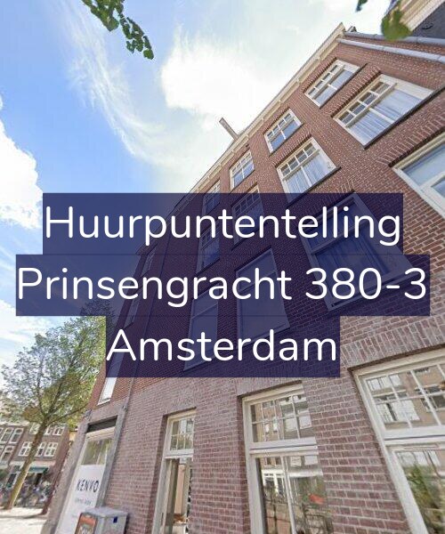 Foto gevel Huurpuntentelling voor Prinsengracht 380-3, Amsterdam