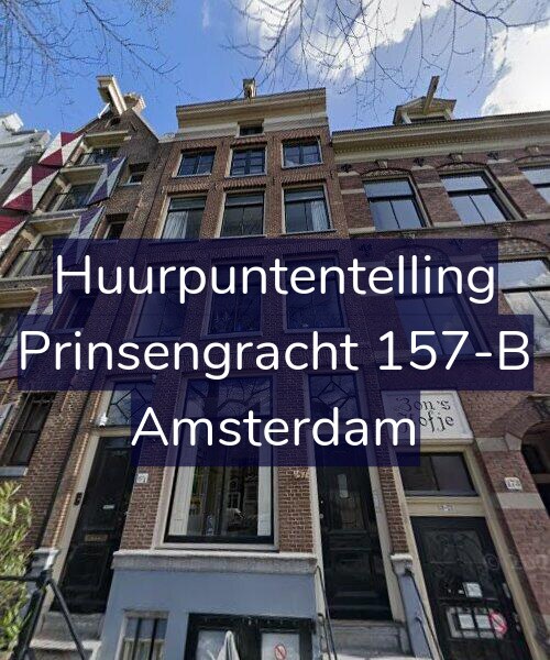 Foto gevel Huurpuntentelling voor Prinsengracht 157-B, Amsterdam