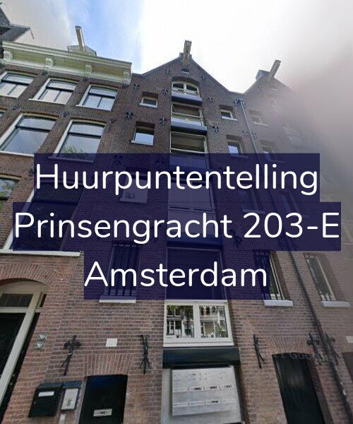 Foto gevel Huurpuntentelling voor Prinsengracht 203-E, Amsterdam